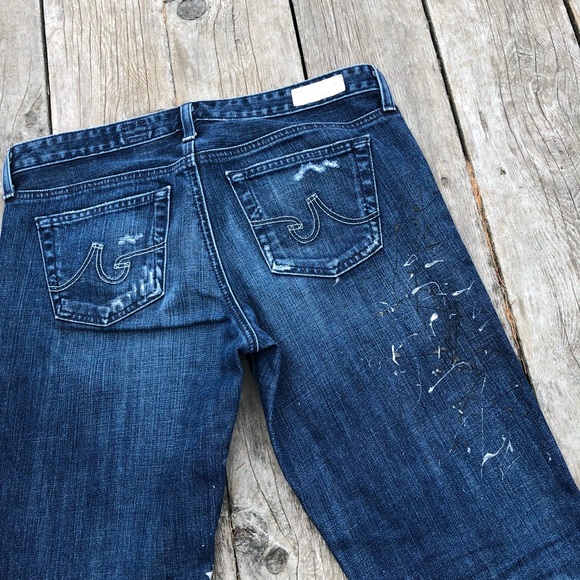 AG Stilt Cigarette Leg jeans painted size 29 - Picture 5 of 7